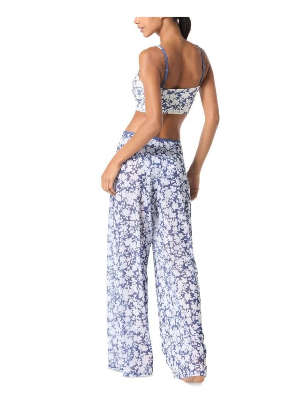 NEW Michael Kors Women's M Printed Pull On Cover-Up Pants NWT $94 - Picture 2 of 2